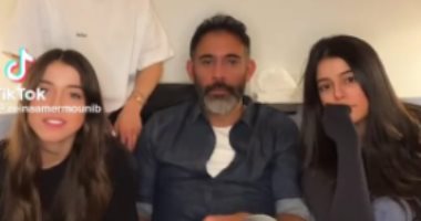  عمرو مصطفى برفقة بنات الراحل عامر منيب فى فيديو طريف