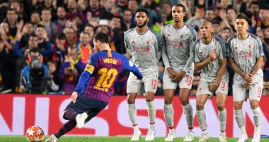 مدفع الإفطار.. ميسي يهز شباك ليفربول بهدف خرافى فى دورى أبطال أوروبا