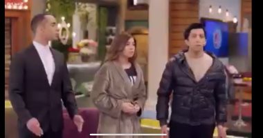 شريف مدكور ضيف الحلقة 6 من مسلسل في بيتنا روبوت 2