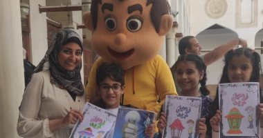 مجلة نور للأطفال تشارك بورش رسم وتلوين فى احتفالية جامع الأزهر السنوية