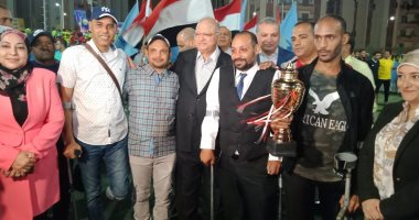 محافظ القاهرة يفتتح الدورة الرمضانية بالملاعب المفتوحة بحى الأسمرات.. صور
