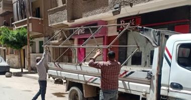 رفع 285 حالة إشغال طريق ومتابعة رصف 12 طريقا بالبحيرة.. صور