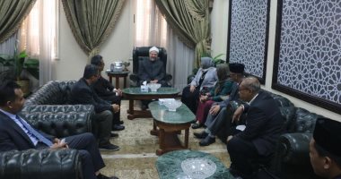 المفتى يبحث مع وفد إندونيسي من جامعة شريف هداية الله بجاكارتا التعاون الدينى