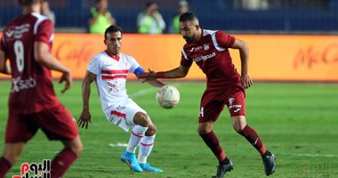 75 دقيقة .. الزمالك يتراجع وضغط المقاصة والنتيجة 1 / 0.. صور