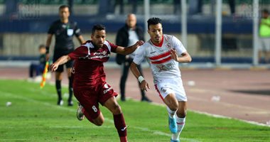 60 دقيقة .. الزمالك يتقدم على المقاصة بهدف وطرد بن شرقى.. صور