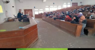 كلية التربية جامعة حلوان تنظم ندوة عن كيفية الوقاية من فيروس كورونا المتحور