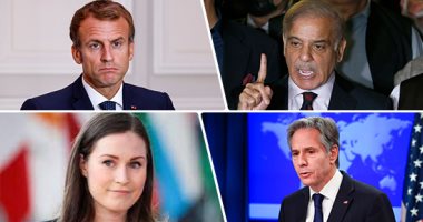 العالم هذا الصباح.. زيلنسكى ينتقد رفض ماكرون وصف الحرب الدائرة مع روسيا بالإبادة.. واشنطن تدرس إرسال بلينكن إلى كييف.. تهنئة دولية لرئيس وزراء باكستان شاهباز شريف..الرئيس الجزائري يستقبل وزير الخارجية الفرنسى
