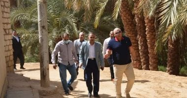 محافظ الوادى الجديد يبحث تطوير وإعادة تخطيط بعض أحياء الخارجة