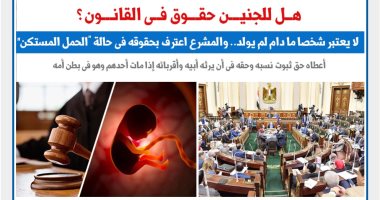 هل للجنين حقوق فى القانون؟ .. اعرف التفاصيل نقلا عن "برلمانى" 