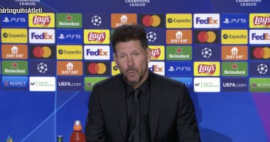 سيميونى: فخور بلاعبى أتلتيكو مدريد على منافسة أفضل فريق فى العالم