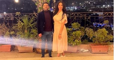 محمد رشاد فى صورة جديدة مع خطيبته: رمضان السنة دى غير