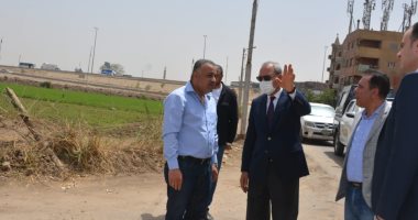 محافظ القليوبية يتابع أعمال تطوير ميدان العاشر من رمضان بقليوب.. صور
