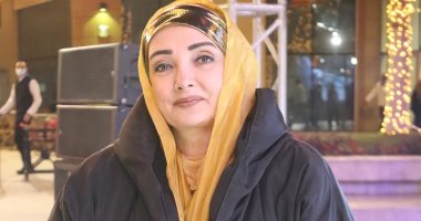 إطلالة جديدة للفنانة عايدة الأيوبى بمناسبة شهر رمضان