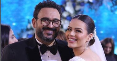  كواليس زواج هنادي مهنا وأكرم حسني فى "مكتوب عليا"..فيديو وصور