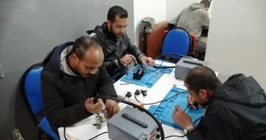 صندوق مكافحة الإدمان يدرب المتعافين على صيانة الهاتف المحمول والتكييف.. صور