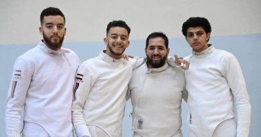 منتخب مصر يحقق المركز السادس فى كأس العالم لسلاح سيف المبارزة بفرنسا