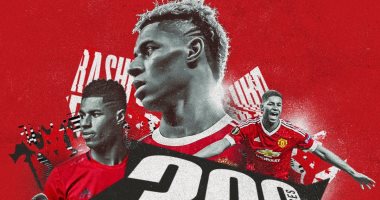 ماركوس راشفورد يصل للمباراة الـ300 مع مانشستر يونايتد