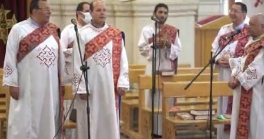 بطريرك الأقباط الكاثوليك يترأس قداس أحد الشعانين بكاتدرائية العذراء بمدينة نصر