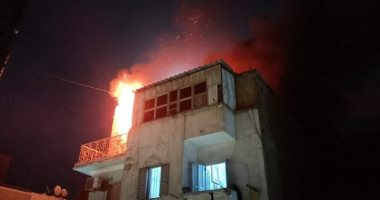 إخماد حريق اندلع داخل شقة سكنية فى العجوزة دون اصابات  