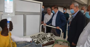 محافظ القليوبية يتابع آثار حريق عقار بنها وينتقل للمنوفية لمتابعة حالة المصابين..فيديو