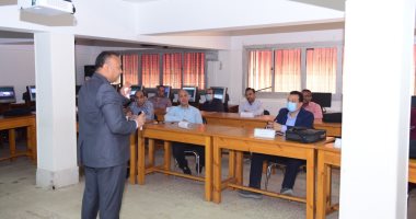 ختام البرنامج التدريبى عن تصميم وتفعيل المقرر الإلكترونى بجامعة سوهاج