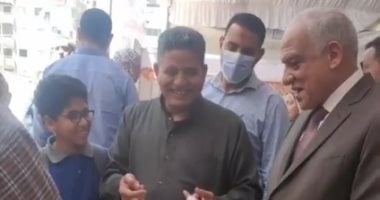 محافظ الجيزة يفتتح منفذ بيع الخضروات والفاكهة بمنطقة الطالبية