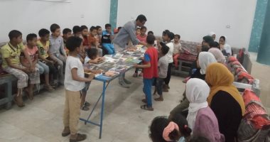 قافلة ثقافية بأنشطة متنوعة لدعم أطفال وأهالى نجع علوان بالعديسات بالأقصر.. صور