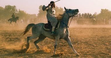 سباق المرماح تراث مصرى أصيل.. شاهد مهارات السيطرة والقوة بالخيول