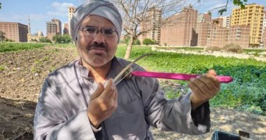 "من الجريد والخشب.. اسمع أحلى عزف للربابة".. عم عربى بيصنع الربابة للأطفال.. لايف