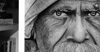 "هاجر" تشارك برسومات فنية مميزة تبرز موهبتها فى الرسم