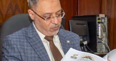 رئيس جامعة طنطا يتابع ملفات المشاركة في جائزة مصر للتميز الحكومي 