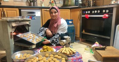 يا جمال كحك العيد والبسكويت فى المنصورة.. ستات البيوت بيخبزوها فى فرن بلدى.. لايف