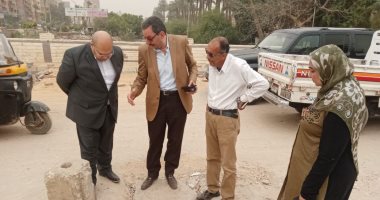 الجيزة تبدأ أعمال إصلاح تصدع جزئى بكوبرى مزلقان منى الأمير بالحوامدية