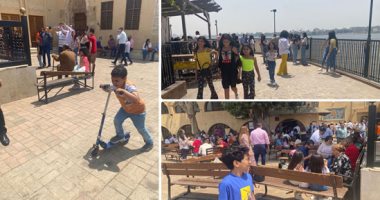 طلاب مدارس الأحد يحتفلون بعيد القيامة المجيد.. توزيع الهدايا على الأطفال و الأسر القبطية تخرج للحدائق والمتنزهات.. والكنيسة الأرثوذكسية تقصر استقبال التهانى بالعيد على القداس احتراما لشهر رمضان الكريم