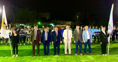 ختام دورى شباب الجامعات تحت شعار "المخدرات رحلتها قصيرة ما تسافرهاش"