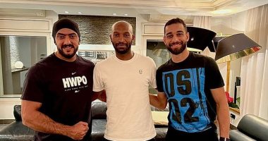 أحمد العوضى يجمع شيكابالا وعمرو السولية.. ويعلق: المايسترو والأباتشى