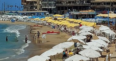 إقبال محدود على شواطئ الإسكندرية بشم النسيم.. وطوارئ فى العيد.. لايف وصور