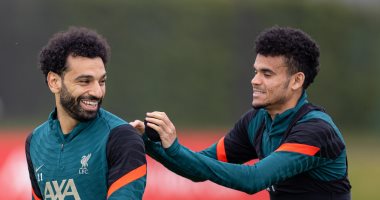 محمد صلاح يشارك في تدريبات ليفربول الأخيرة قبل مواجهة فياريال بأبطال أوروبا.. صور