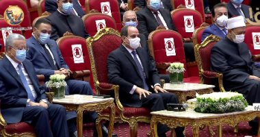 الرئيس السيسى يشاهد فيلما تسجيليا بعنوان: "مصر فى خدمة القرآن الكريم"