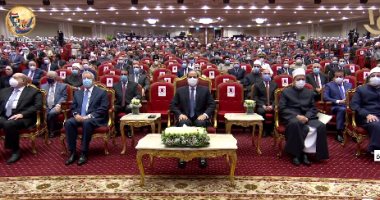 بدء احتفال وزارة الأوقاف بليلة القدر بحضور الرئيس السيسي 