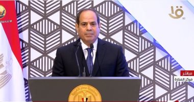 الرئيس السيسى فى احتفال ليلة القدر: علينا استلهام روح الشهر الفضيل في ترسيخ القيم الأخلاقية والإنسانية.. ويوجه رسالة للعلماء: الخطاب الدينى المستنير أهم عناصر المواجهة مع الفكر المتطرف