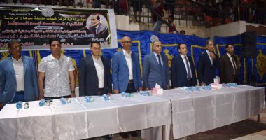 عضو اتحاد الكرة يحضر نهائى دورة رمضانية بمسقط رأسه فى سوهاج