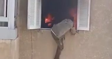 مصرع مهتز نفسيًا أشعل النيران في شقة وأصاب سيدة وقفز من الطابق الرابع بالإسماعيلية