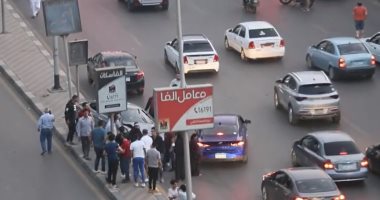 دفن جثة شاب لقى مصرعه فى حادث تصادم سيارة نقل بأتوبيس أعلى الطريق الدائرى