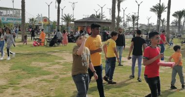 حدائق بورسعيد كاملة العدد فى أول أيام عيد الفطر المبارك.. لايف وصور