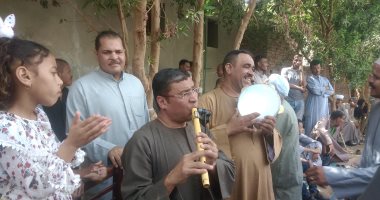 ذكر وابتهالات فى احتفالات "القيناوية" بعيد الفطر .. صور