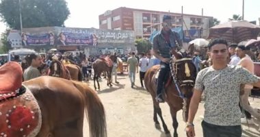 أحلى عيد فى سوهاج.. خيول ومراجيح أجمل مظاهر الاحتفال.. فيديو