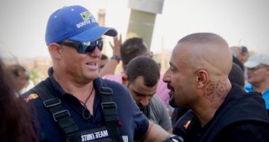 أندرو مصمم المعارك يتحدث عن علاقته بأحمد السقا ويبارك له على "العنكبوت"
