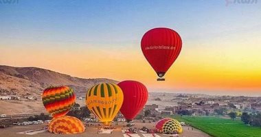 سماء الأقصر تشهد تحليق 26 رحلة بالون طائر على متنها 520 سائحا من حول العالم
