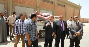 محافظ المنيا: استلام 28 ألف طن قمح منذ بدء التوريد بشون وصوامع المحافظة